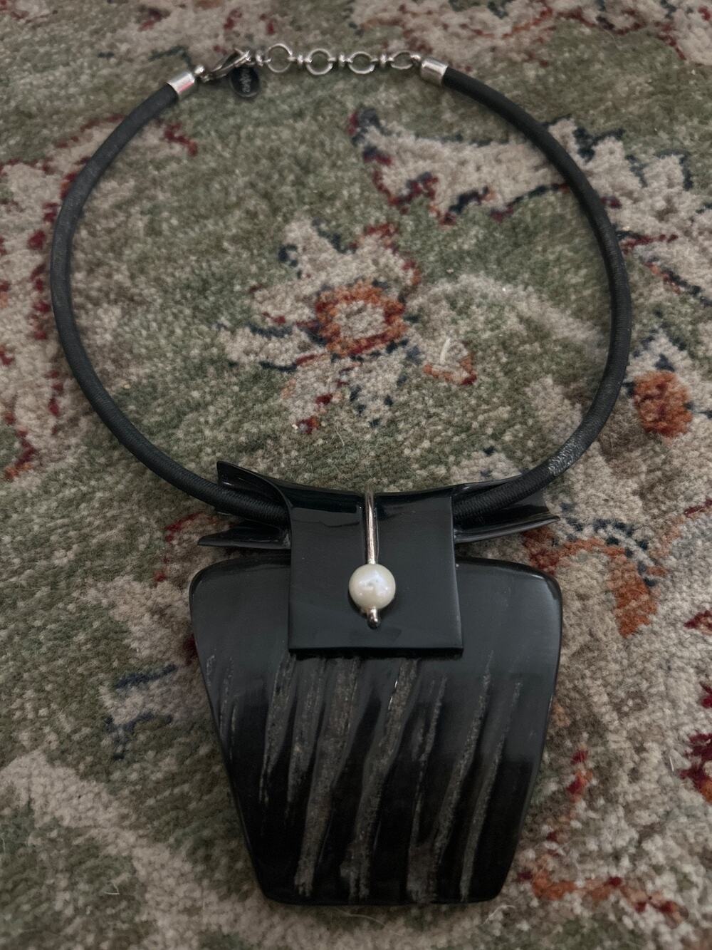 Modernist Avant Garde Necklace by Aguire.